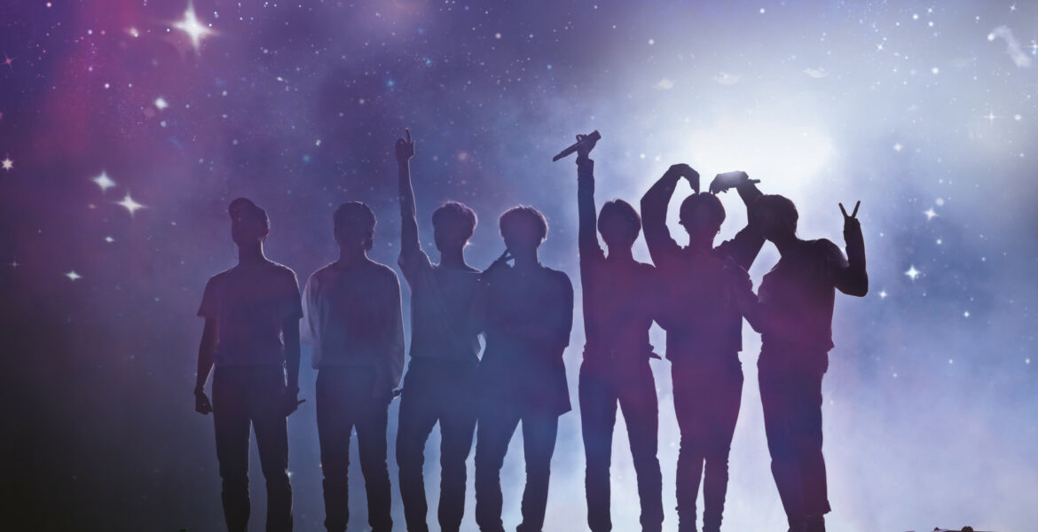 BTS på scenen från filmen Break The Silence: The Movie 2020